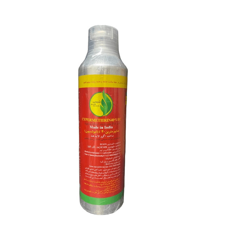سم حشره کش سایپرمترین هندی شیمی گستران 0.5 لیتری | CYPERMETHRIN