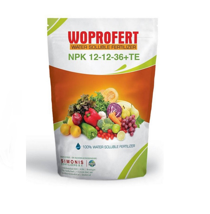 کود ۳۶-۱۲-۱۲ NPK وپروفرت هلند 1 کیلویی | NPK 12-12-36WOPROFERT-1kg
