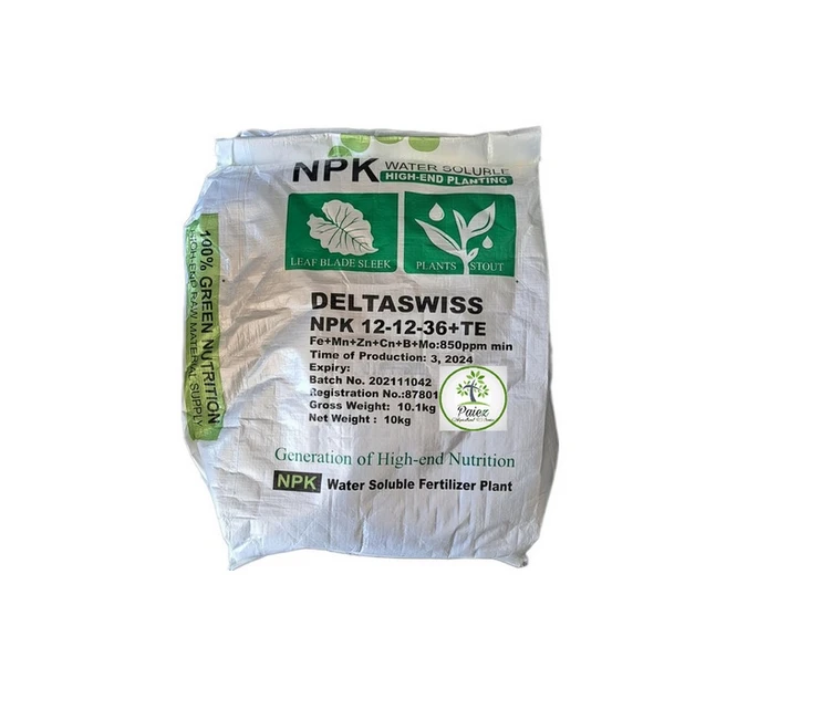 کود وارداتی ان پی کی 36-12-12 چین 100 گرم مناسب 50 لیتر آب
