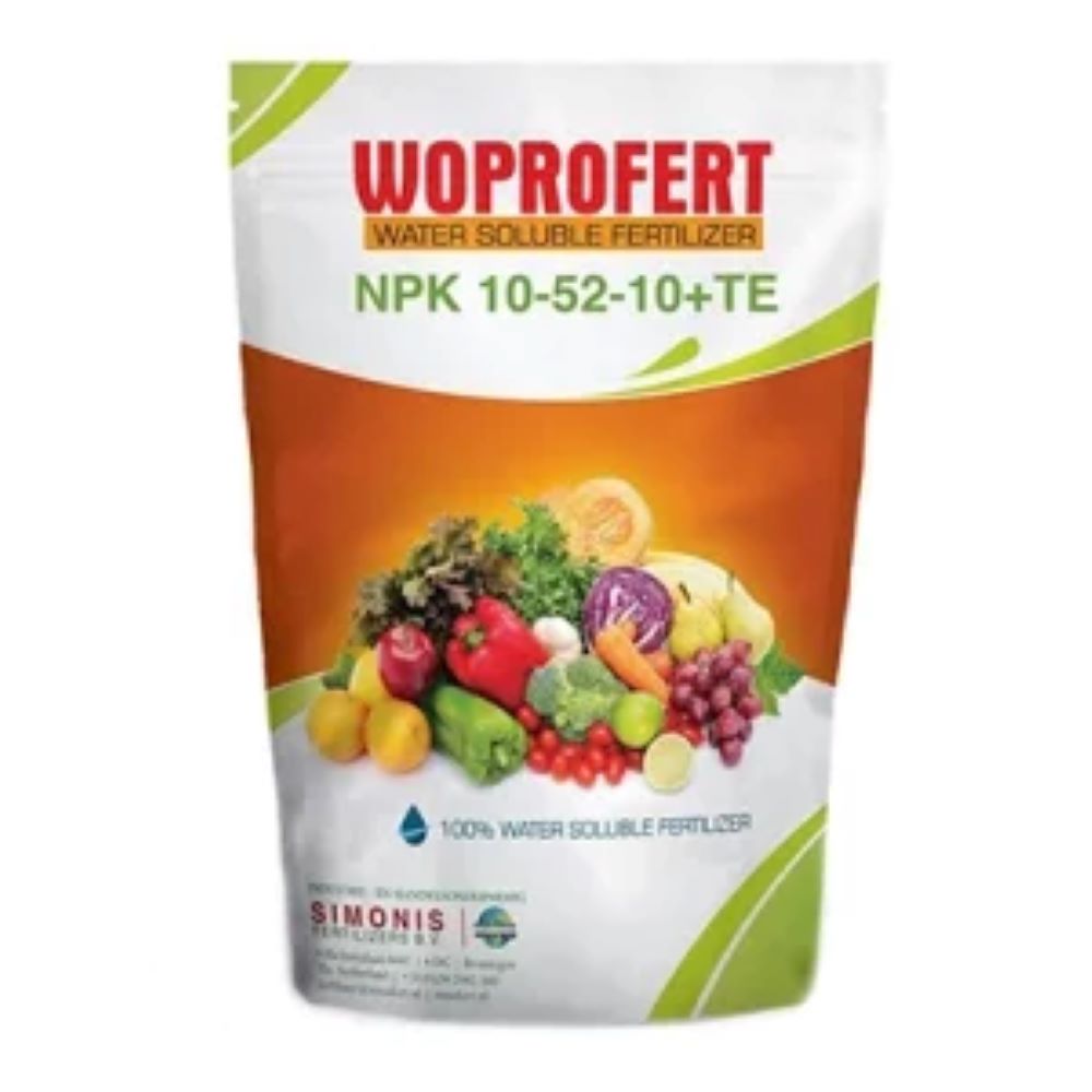 کود ۱۰-۵۲-۱۰ NPK وپروفرت هلند 2 کیلویی |  NPK 10-52-10 WOPROFERT-2kg